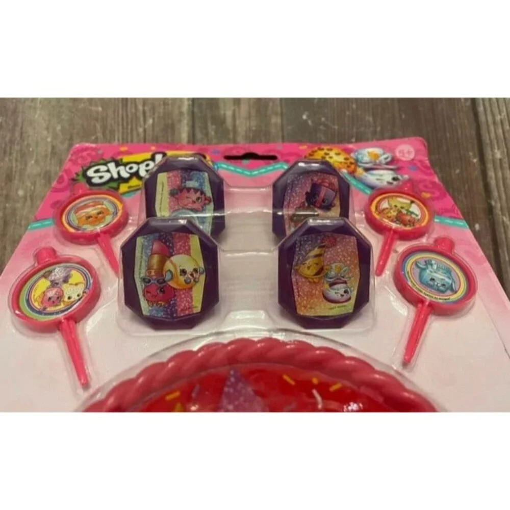 Shopkins Birthday Cake Cupcake Decoration Deco Kit